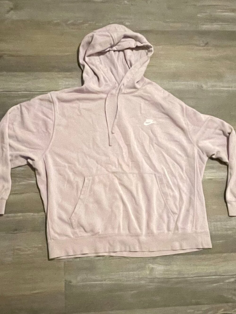 Nike Sportswear Club Fleece Mens Pullover Hoodie Size XXL Light Purple Hoodie